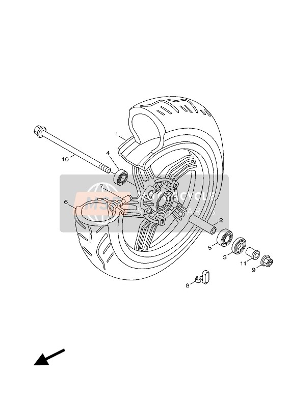 939000083200, Valve, Rim, Yamaha, 0